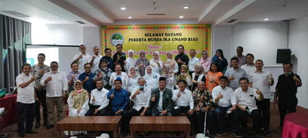 Musda Berjalan Demokratis dan Penuh Kekeluargaan, Sunaryo Kembali Nahkodai IKA Unand Riau